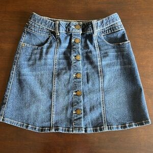 Jolt Jean Skirt